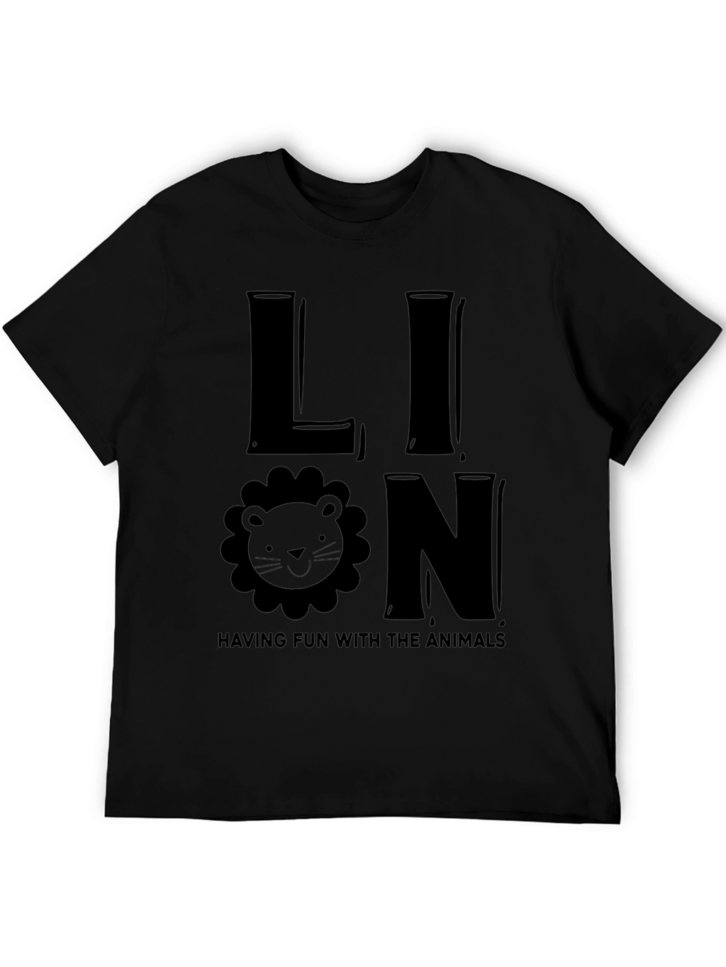 Lion Graphic T-Shirt - Fun Animal Tee