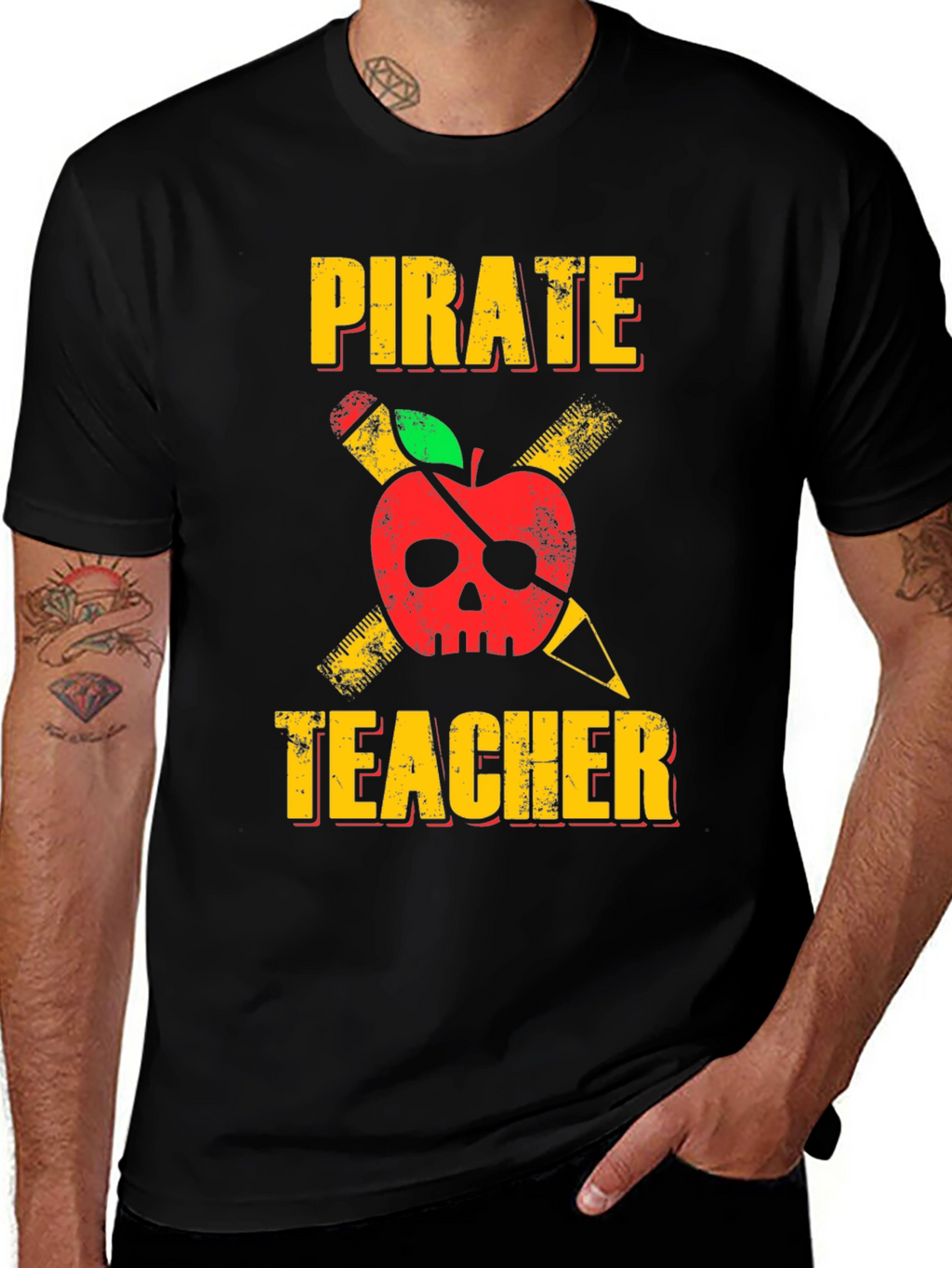 Pirate Teacher Graphic T-Shirt