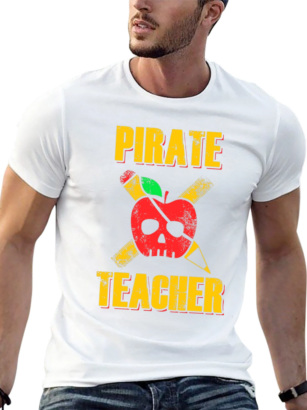 Pirate Teacher Graphic T-Shirt
