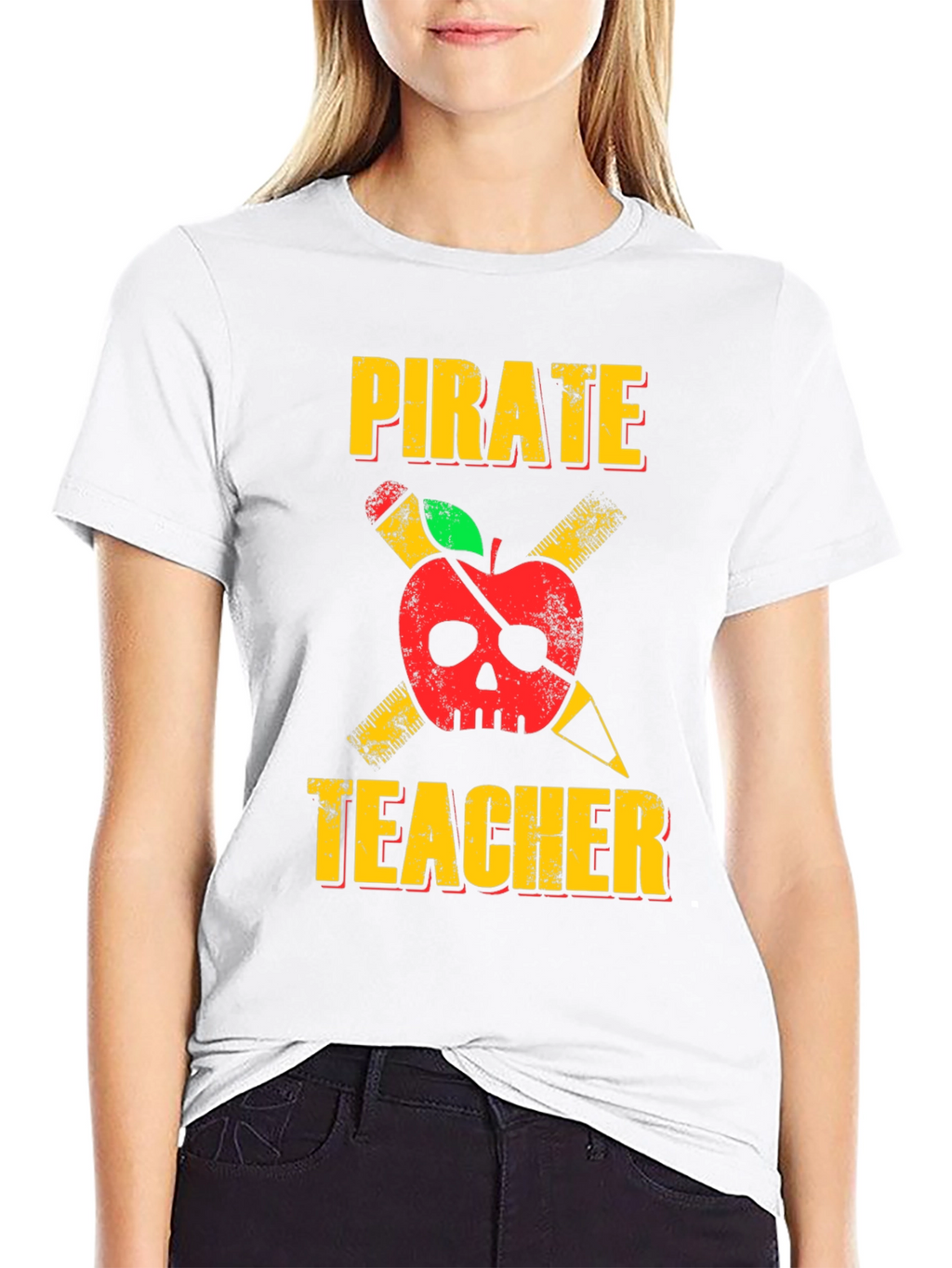 Pirate Teacher Graphic T-Shirt