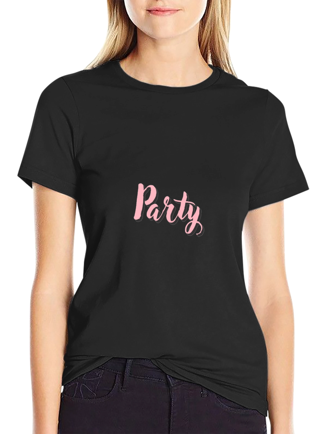 Party T-Shirt - Stylish Black Tee