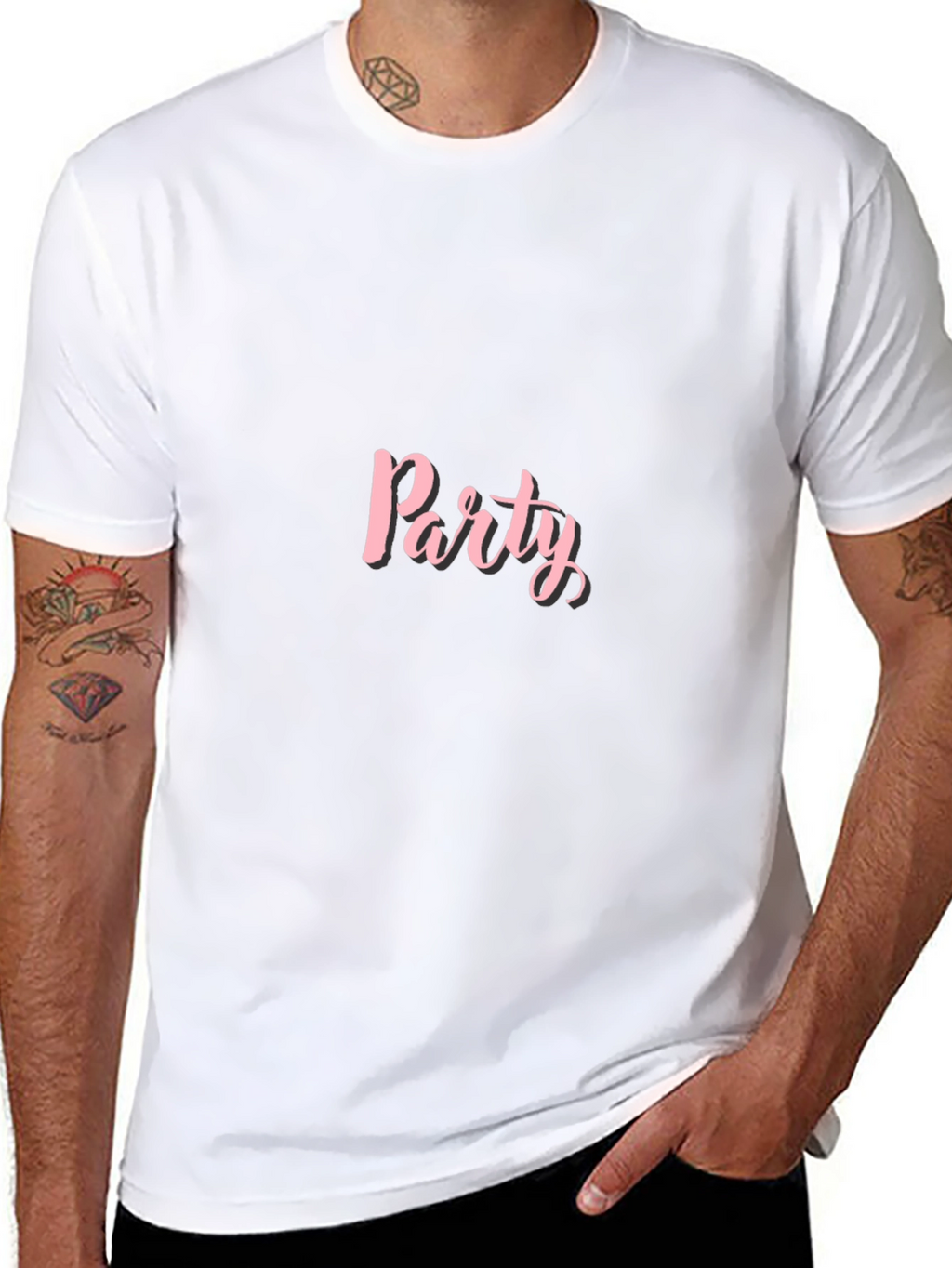 Party T-Shirt - Stylish Black Tee