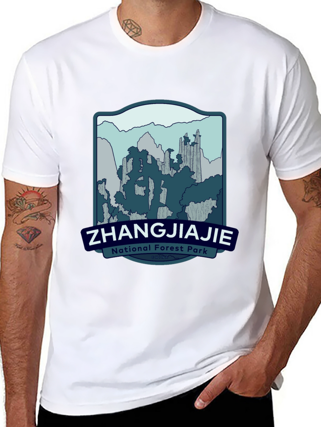 Zhangjiajie National Park Graphic T-Shirt