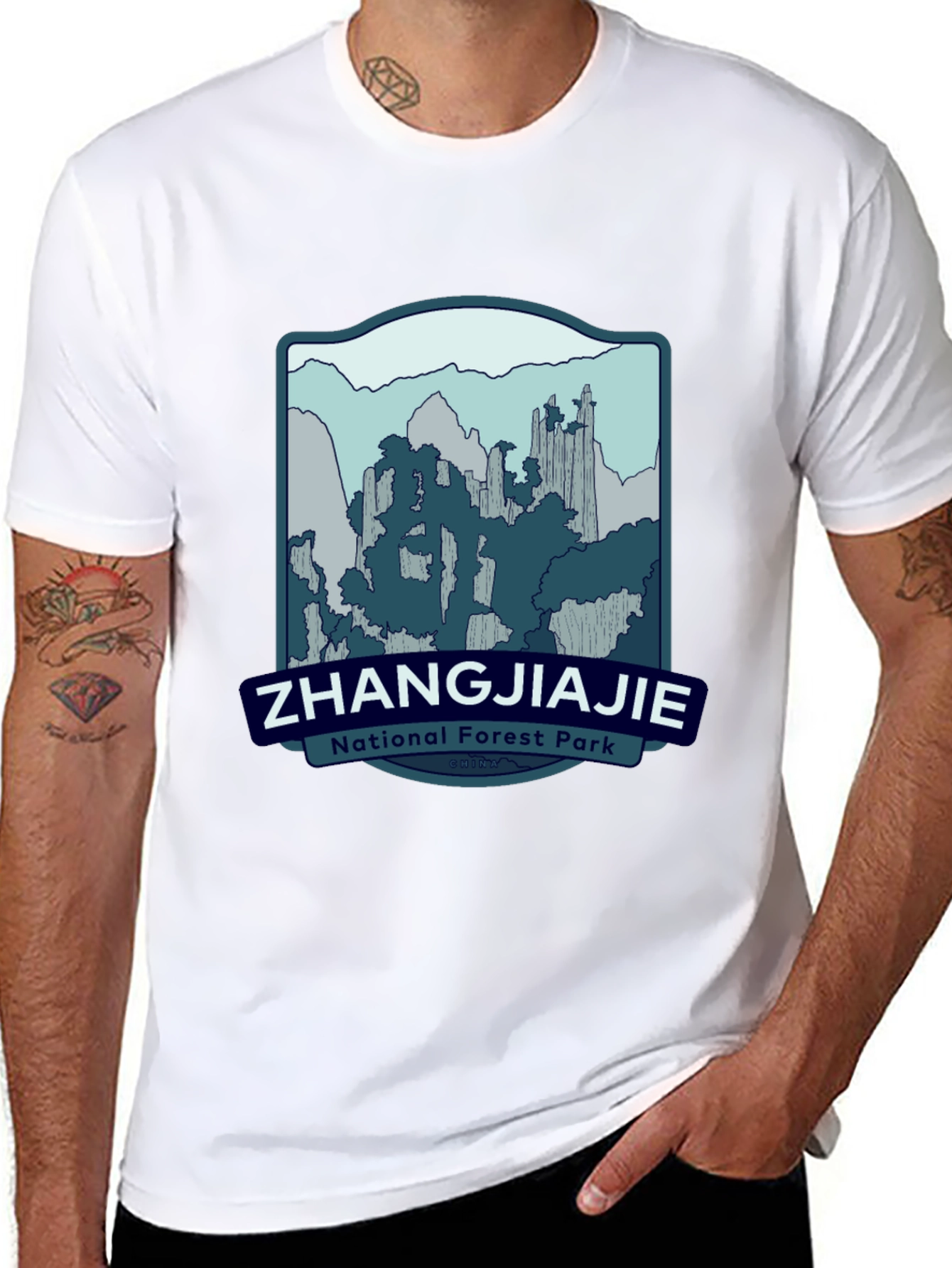 Zhangjiajie National Park Graphic T-Shirt