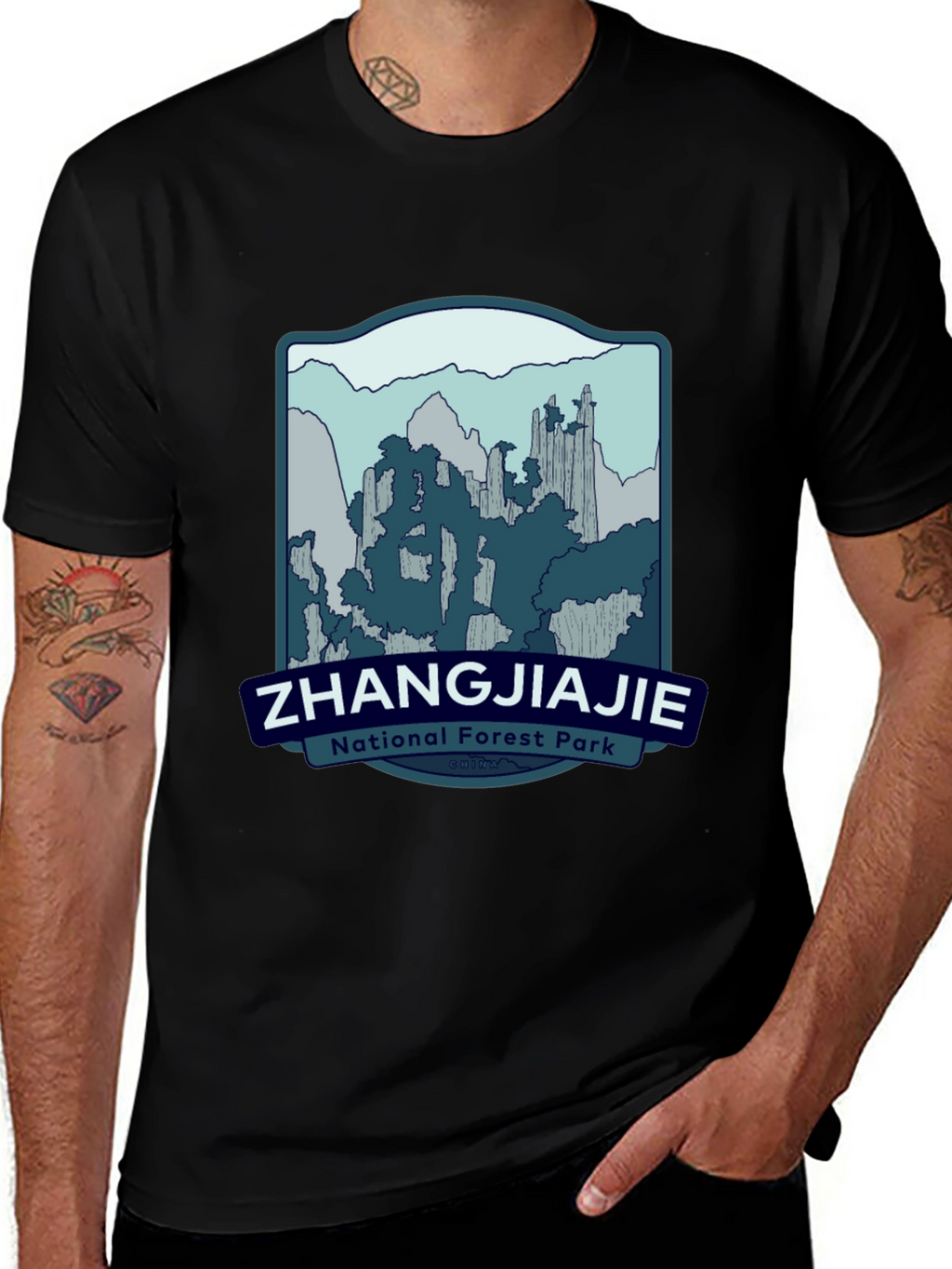 Zhangjiajie National Park Graphic T-Shirt