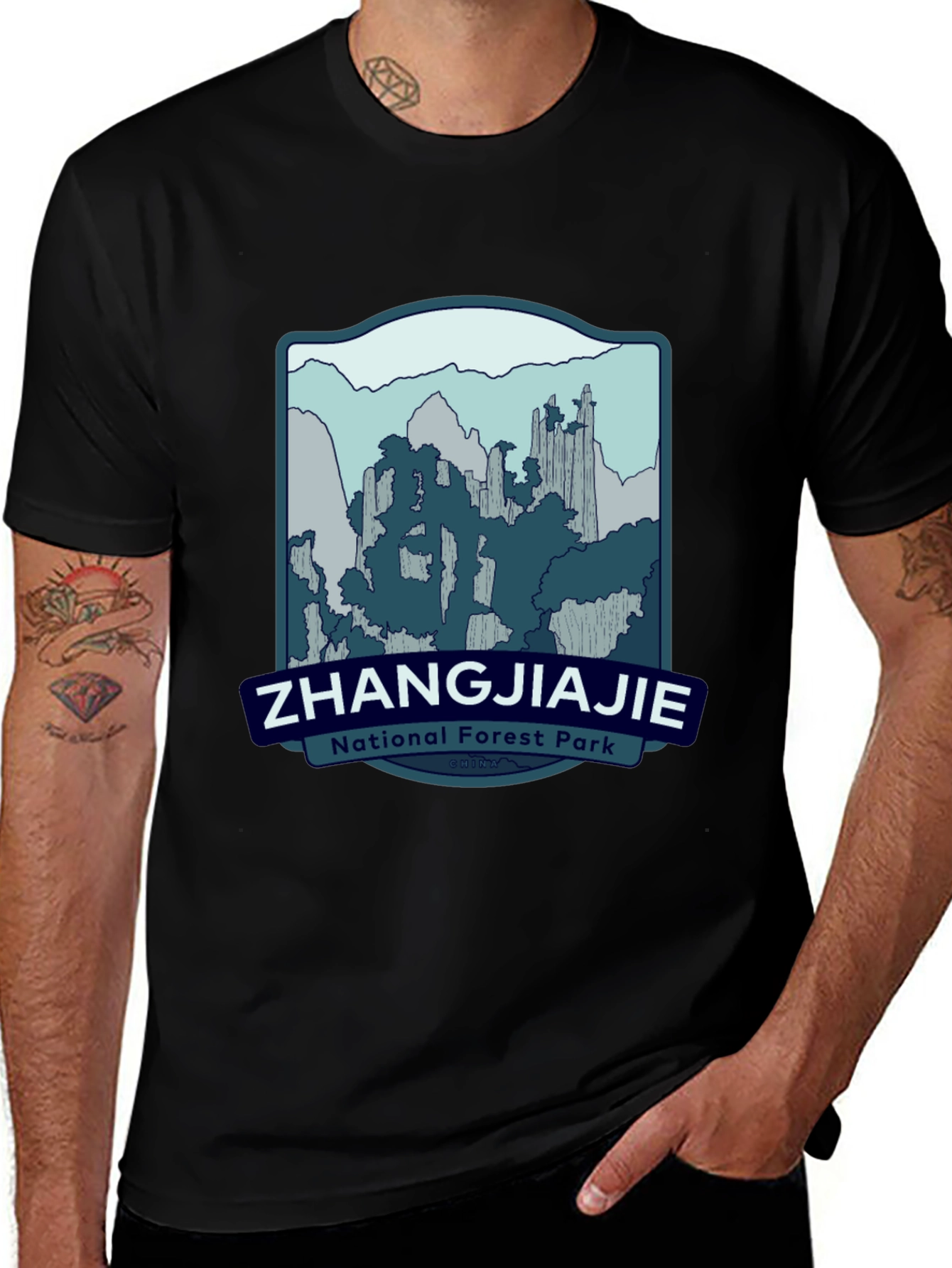 Zhangjiajie National Park Graphic T-Shirt