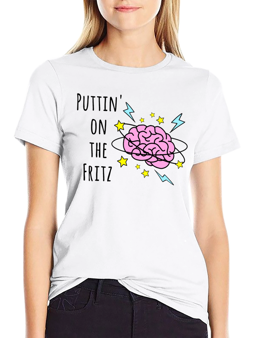 Brain Power Tee - Putting on the Fritz!