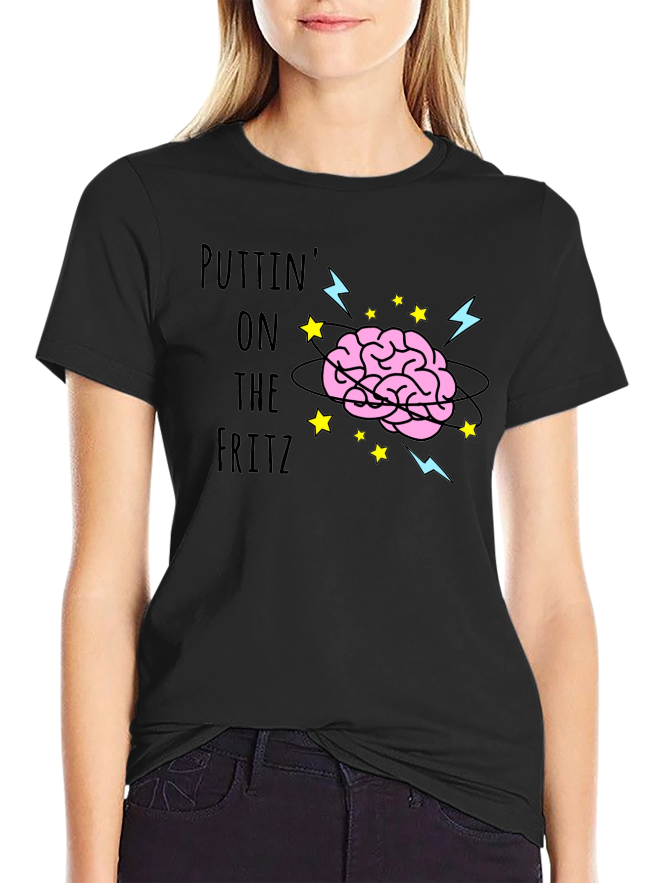 Brain Power Tee - Putting on the Fritz!