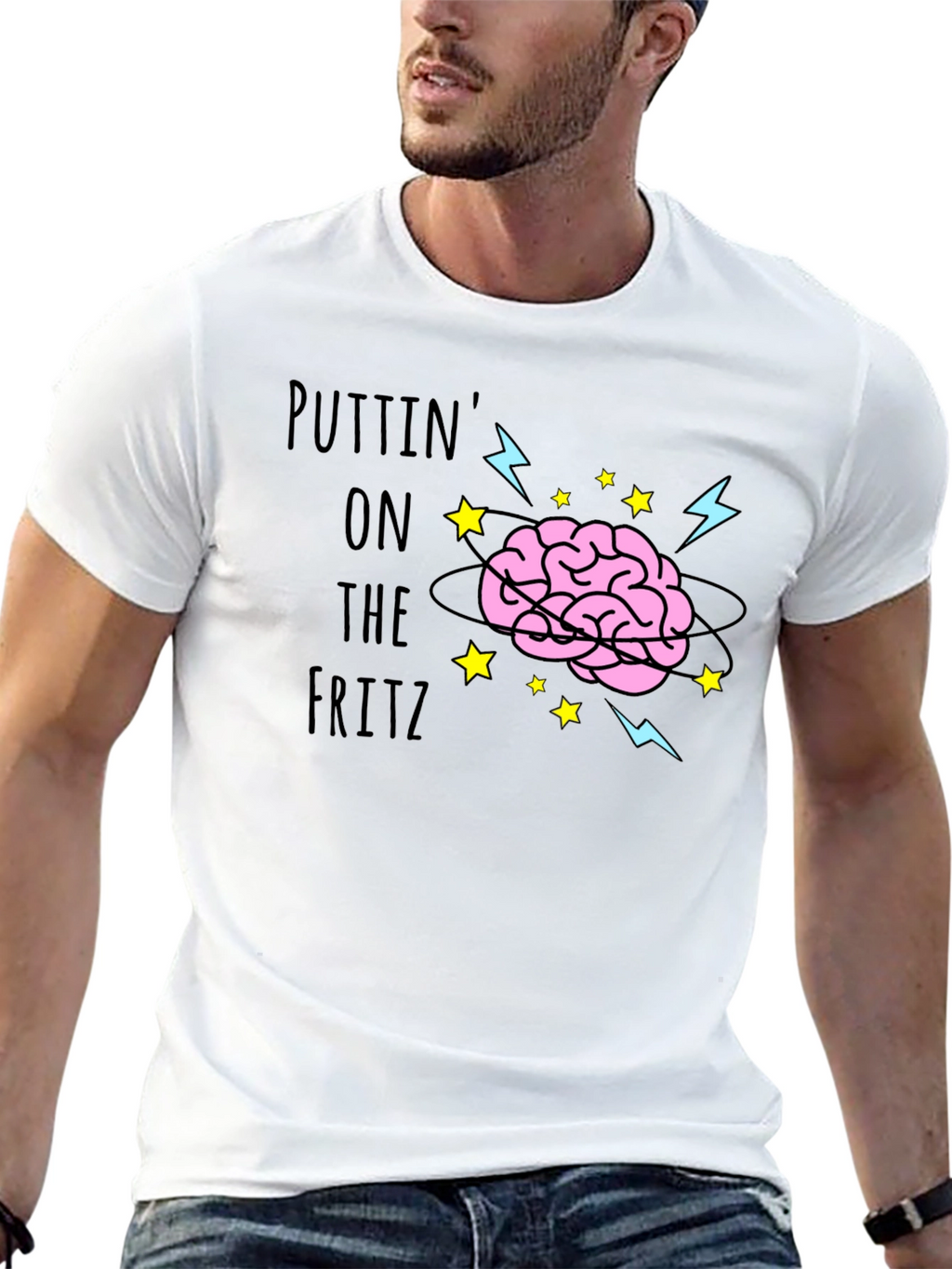 Brain Power Tee - Putting on the Fritz!