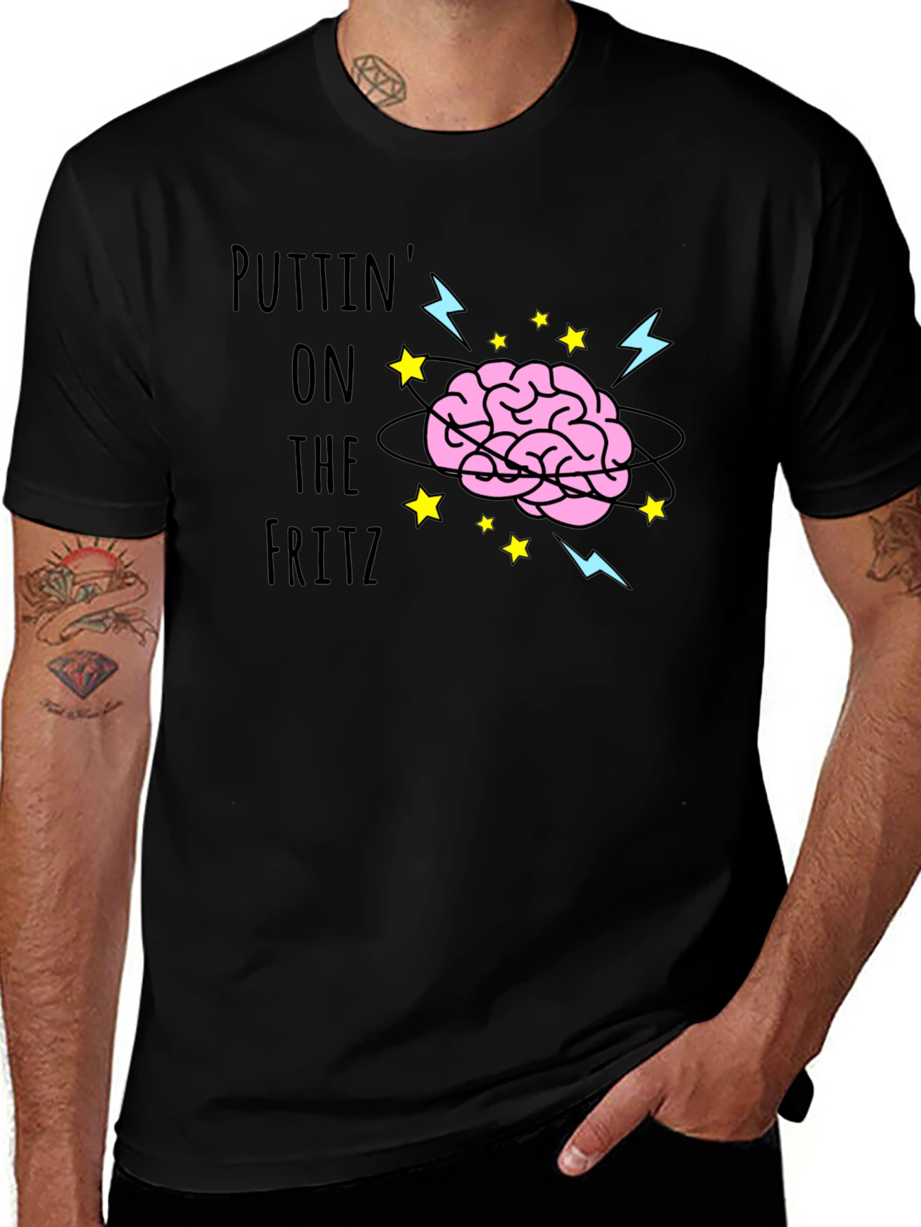 Brain Power Tee - Putting on the Fritz!