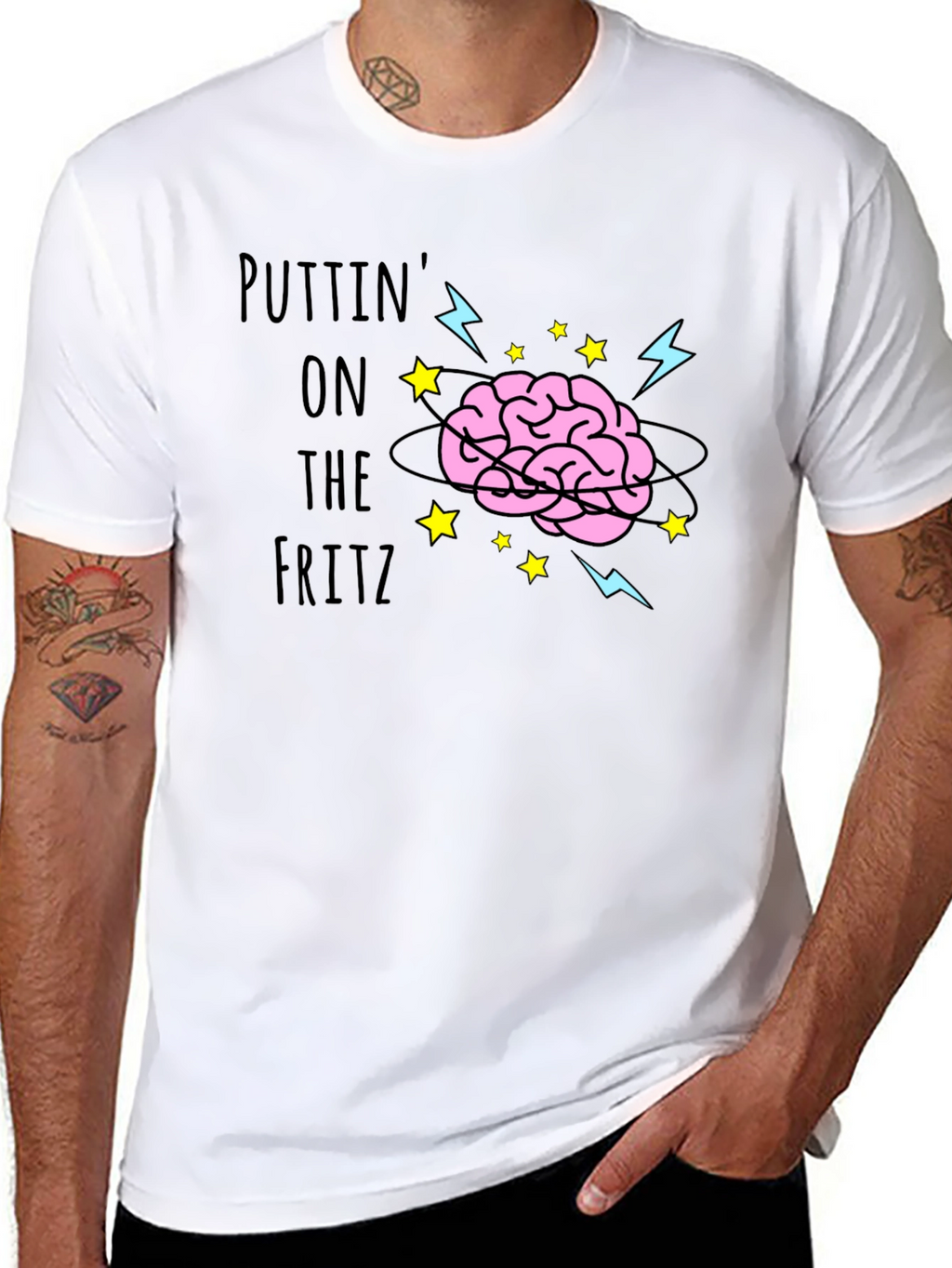 Brain Power Tee - Putting on the Fritz!