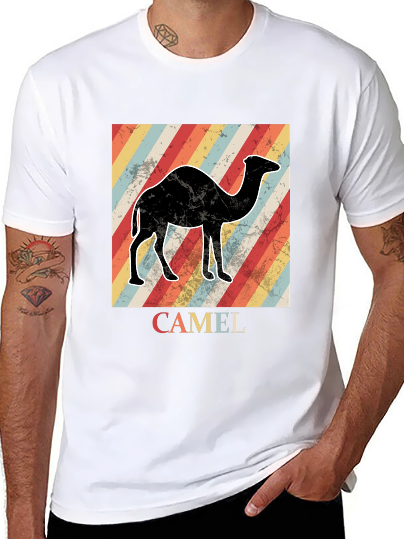 Retro Camel Graphic T-Shirt