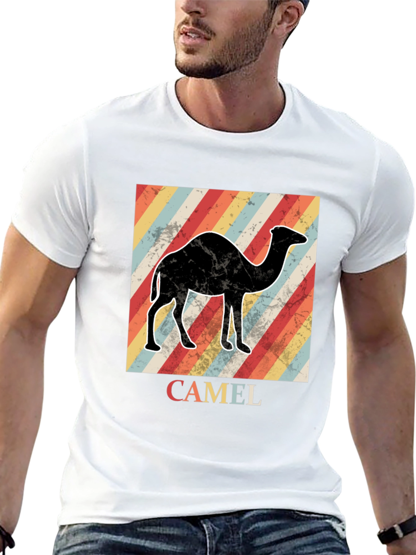 Retro Camel Graphic T-Shirt