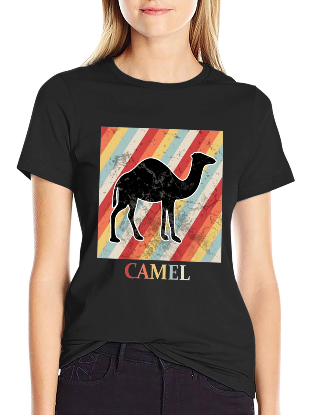 Retro Camel Graphic T-Shirt