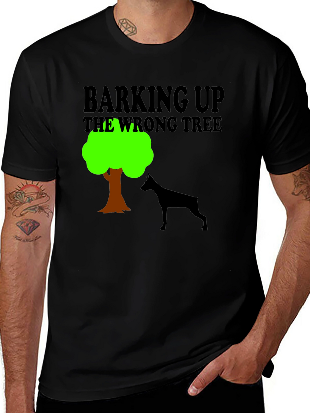 Barking Up the Wrong Tree Graphic Tee
