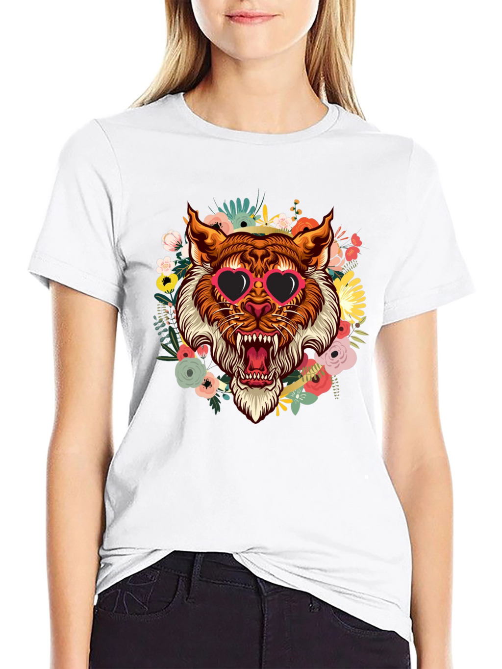 Tiger Floral T-Shirt