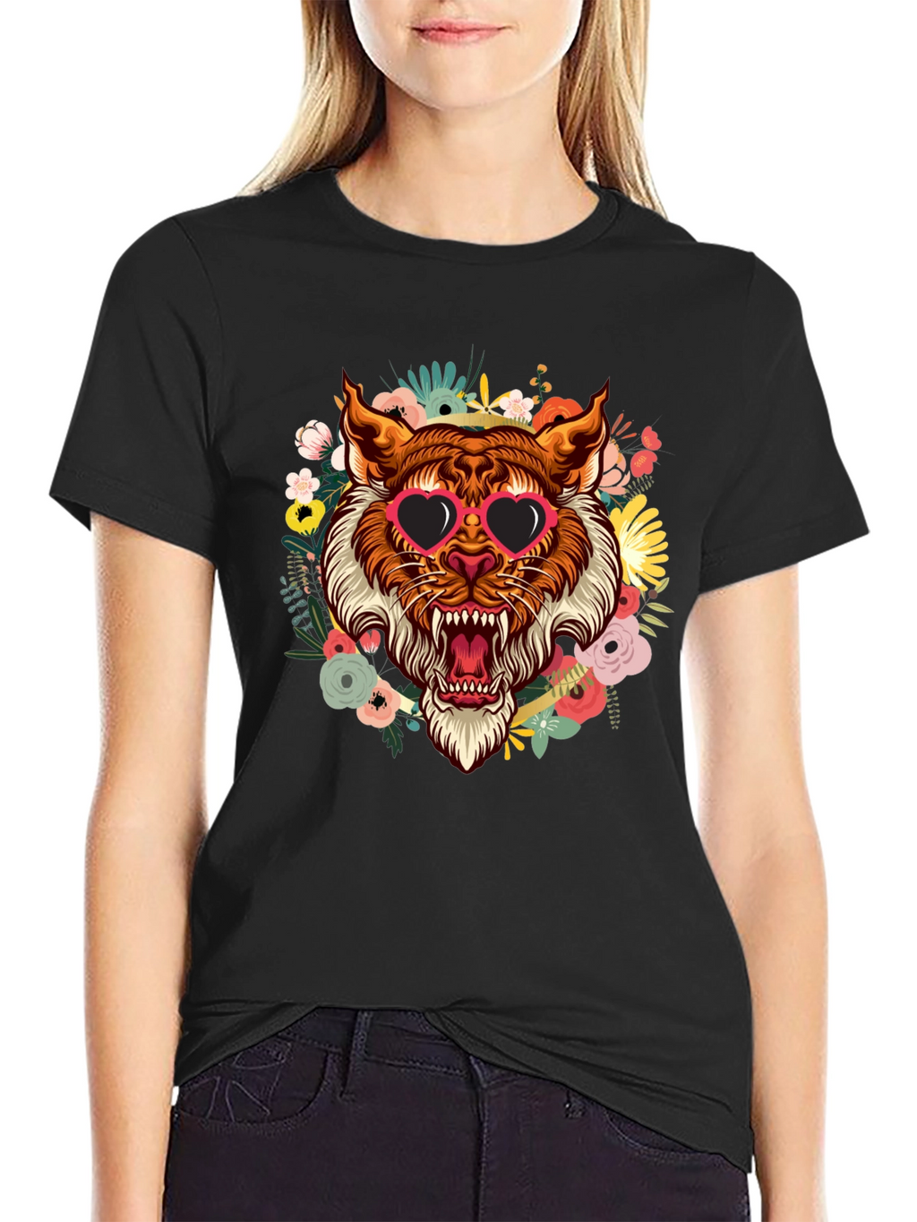 Tiger Floral T-Shirt