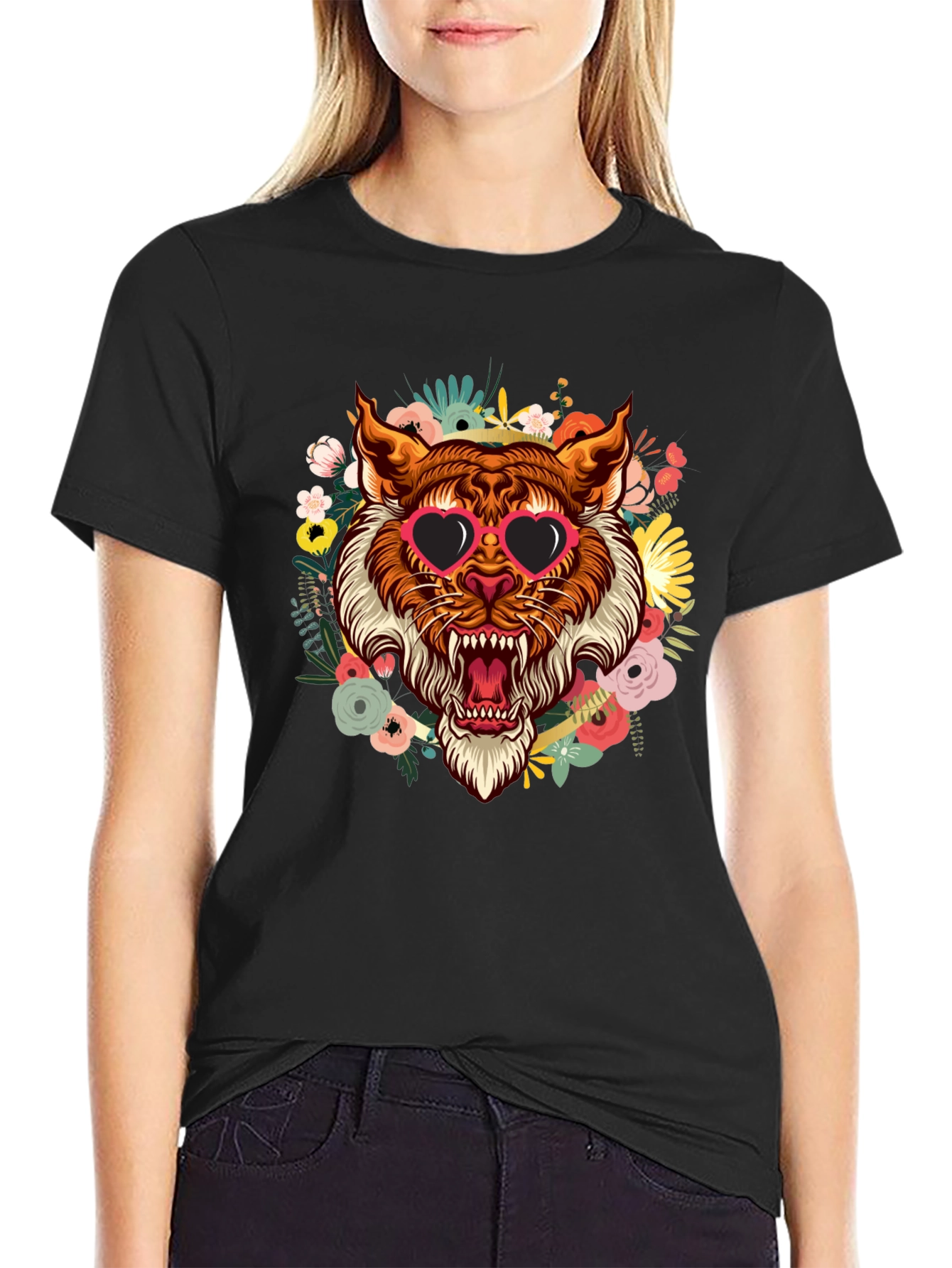 Tiger Floral T-Shirt