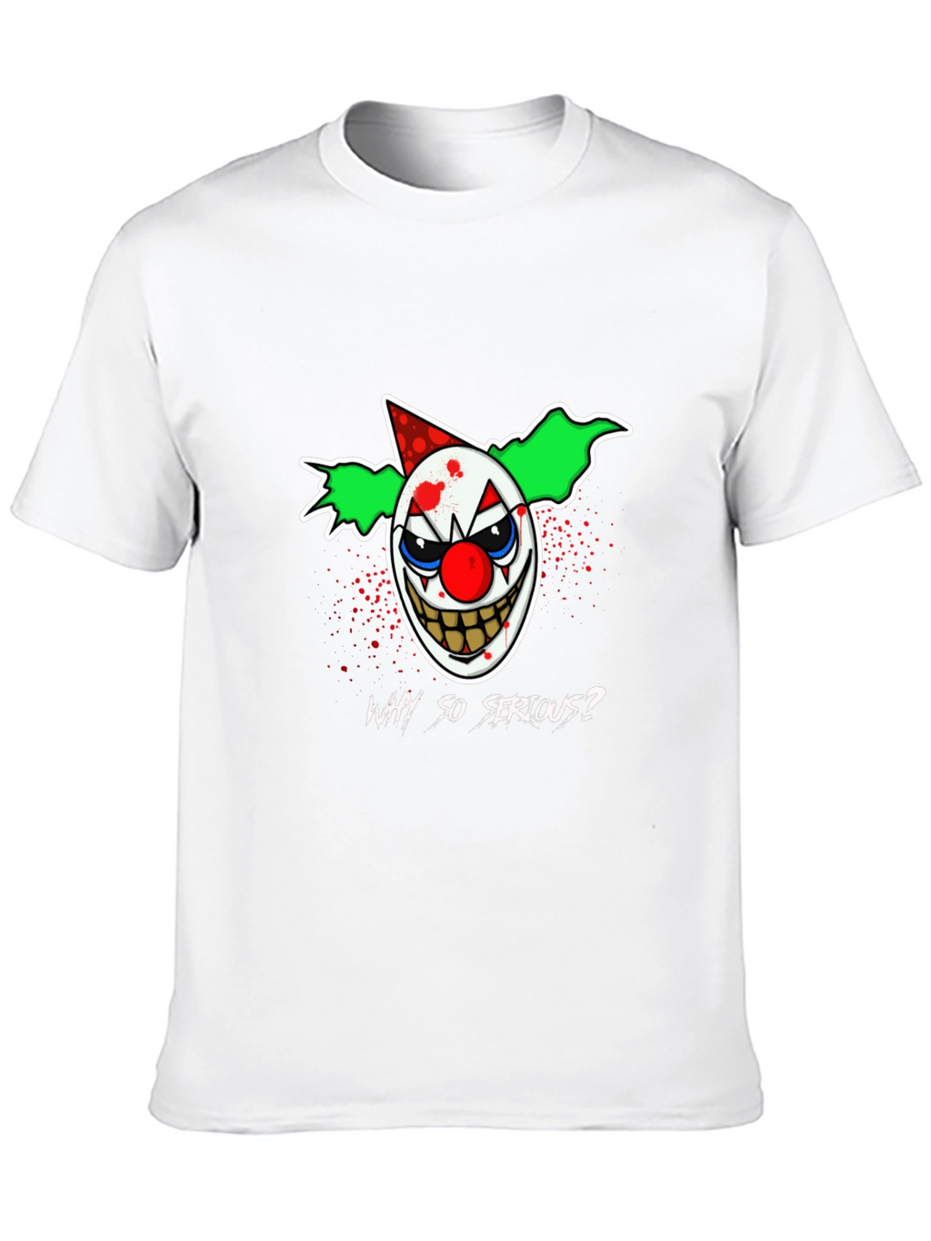 Why So Serious? Clown Graphic T-Shirt
