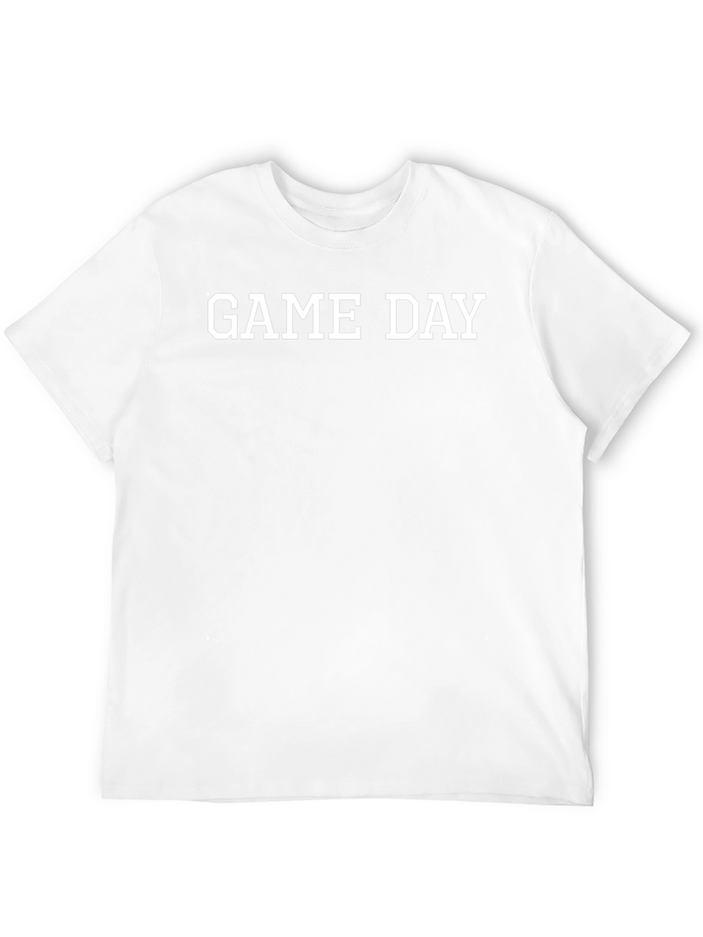 Game Day Black Crewneck T-Shirt for Men