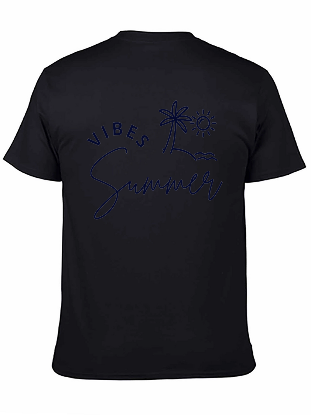 Summer Vibes Graphic Tee - Island Palm Tree