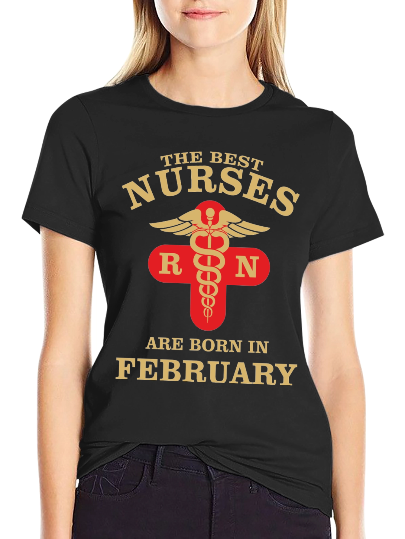 Best Nurses Born in February T-Shirt