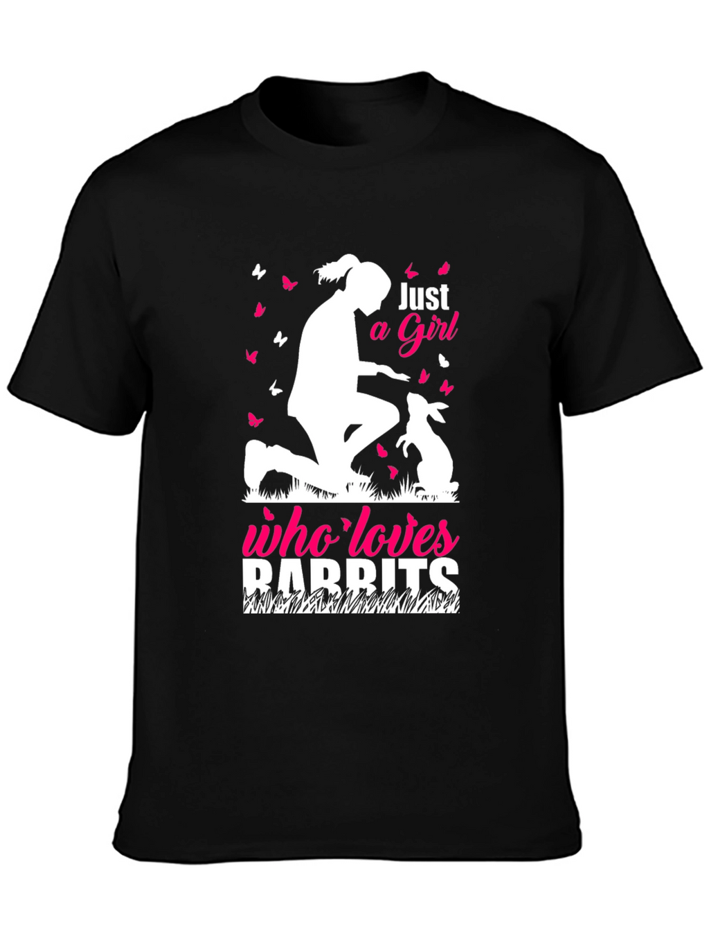 Just a Girl Who Loves Rabbits T-Shirt