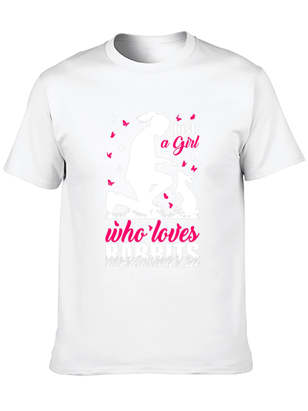 Just a Girl Who Loves Rabbits T-Shirt
