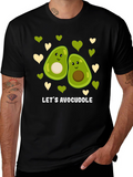Avocuddle T-Shirt Cute Avocado Couple Tee