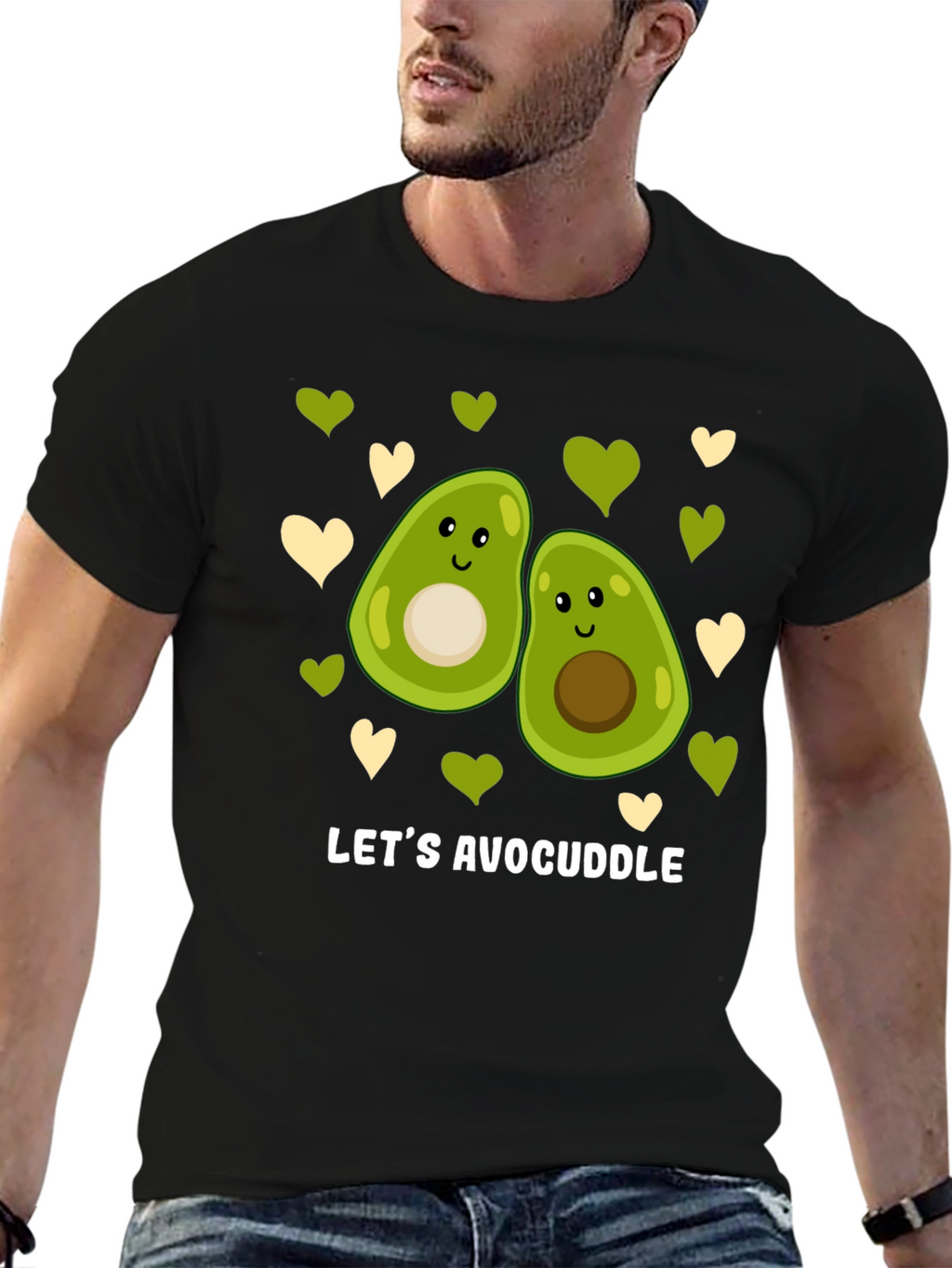 Avocuddle T-Shirt Cute Avocado Couple Tee