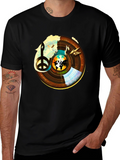 Peace & Music T-Shirt: World Vinyl Graphic Tee