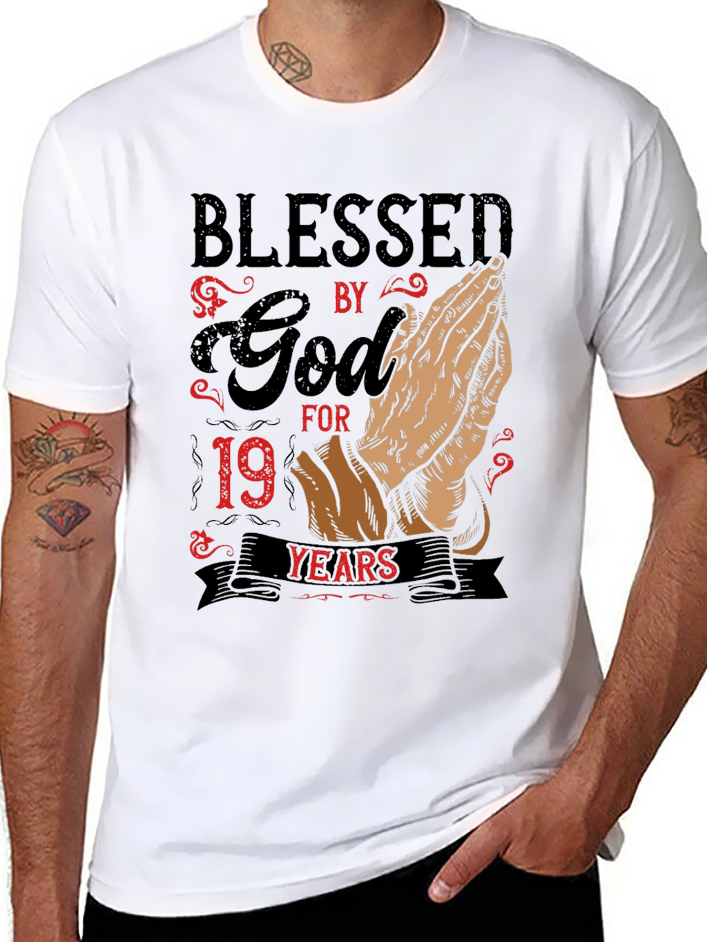 Blessed by God T-Shirt 19 Years