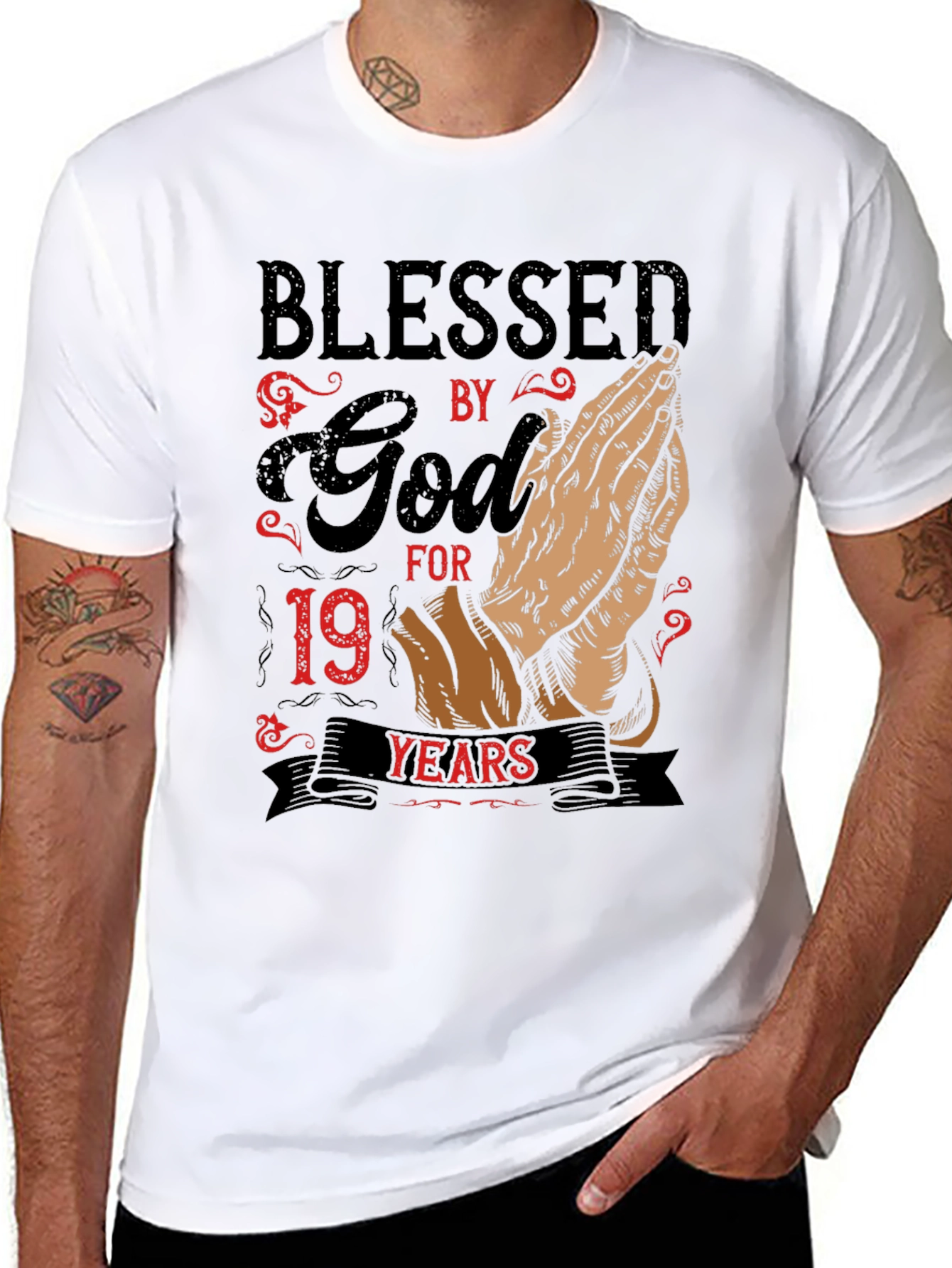 Blessed by God T-Shirt 19 Years