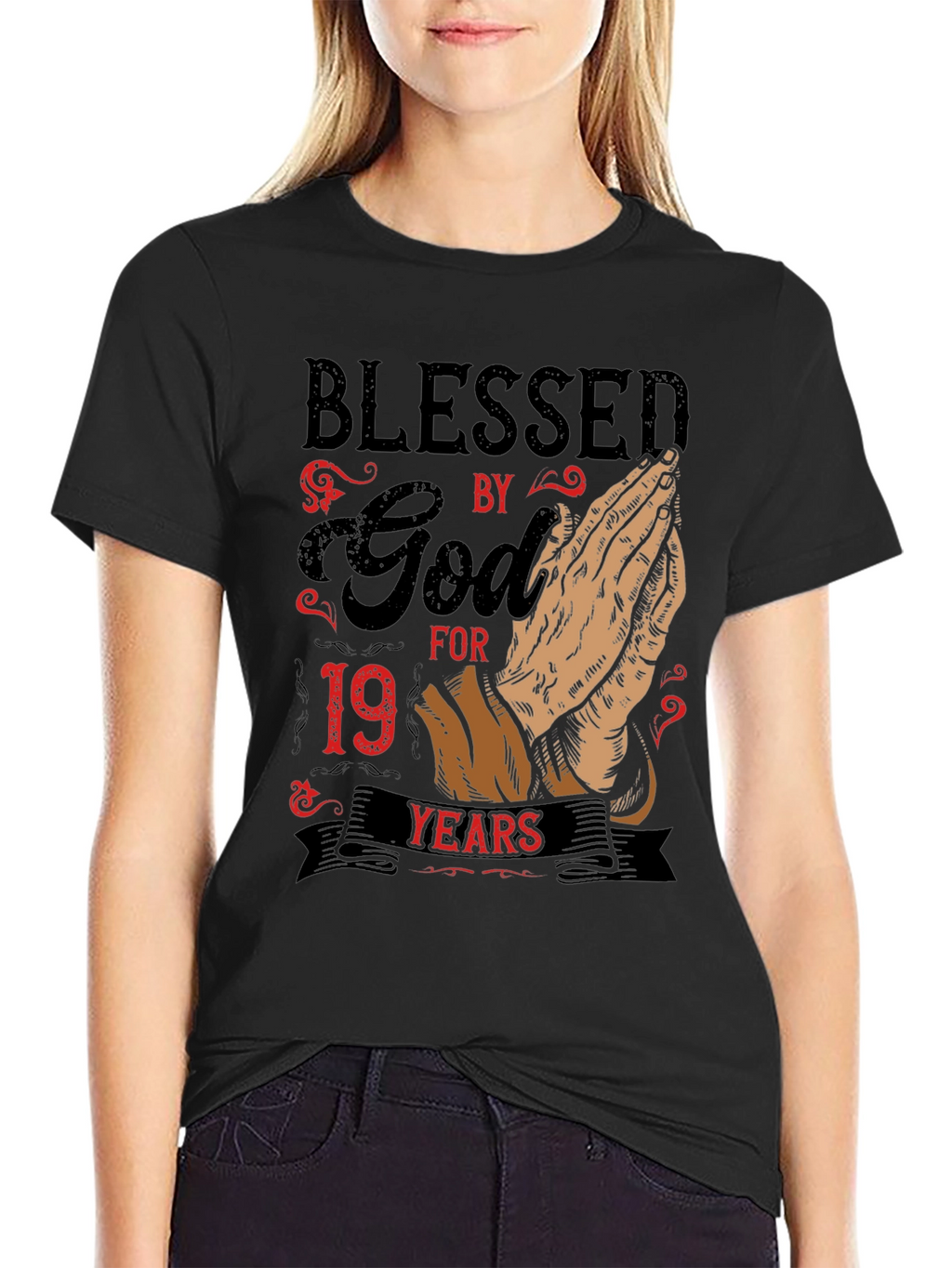 Blessed by God T-Shirt 19 Years
