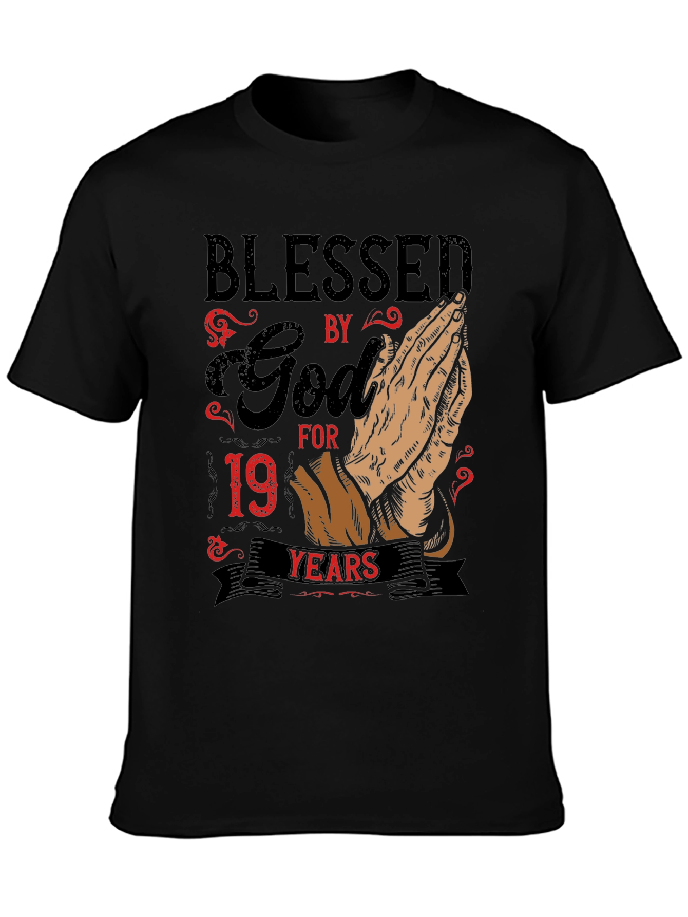 Blessed by God T-Shirt 19 Years