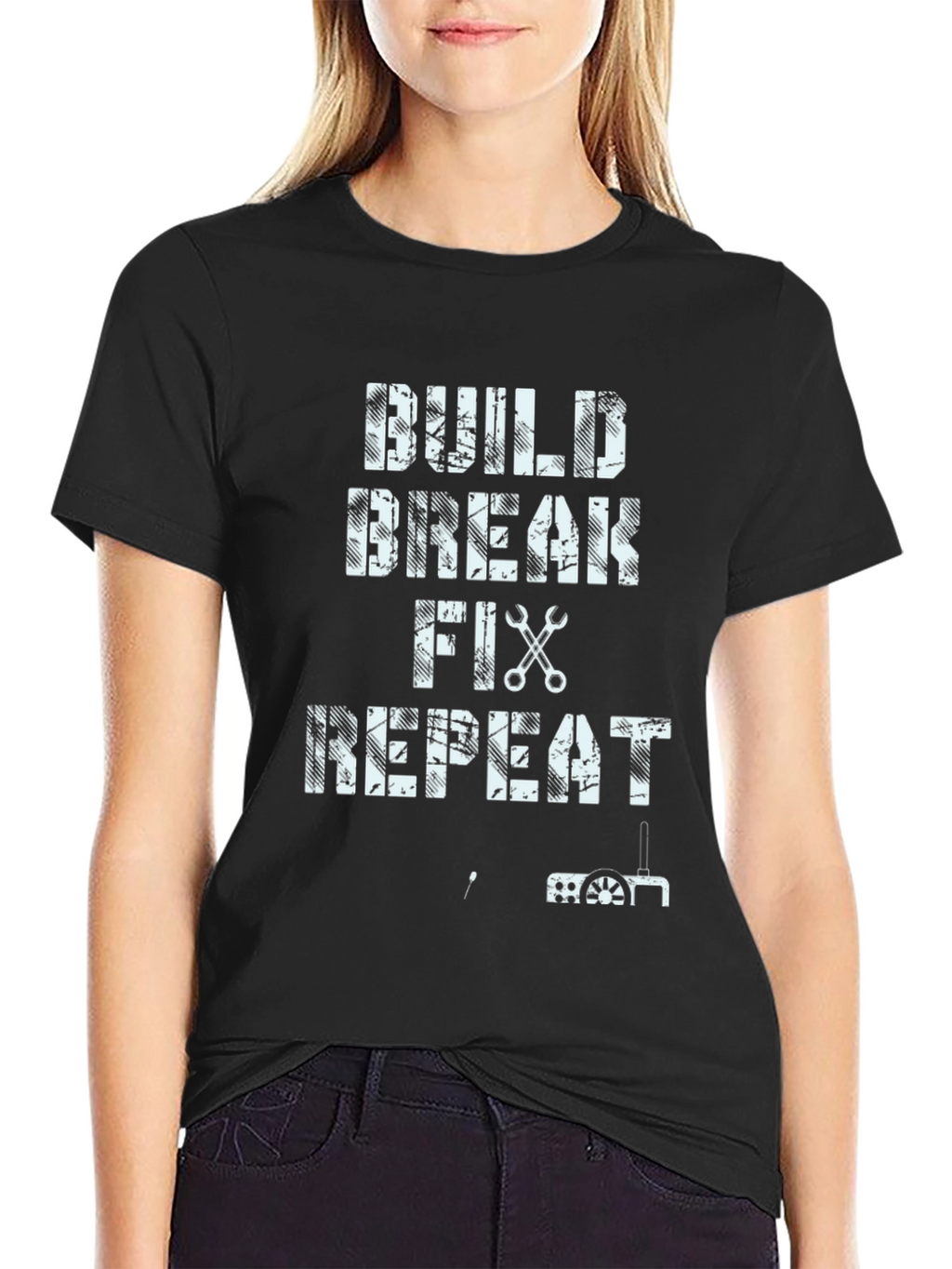 Build Break Fix Repeat Graphic Tee