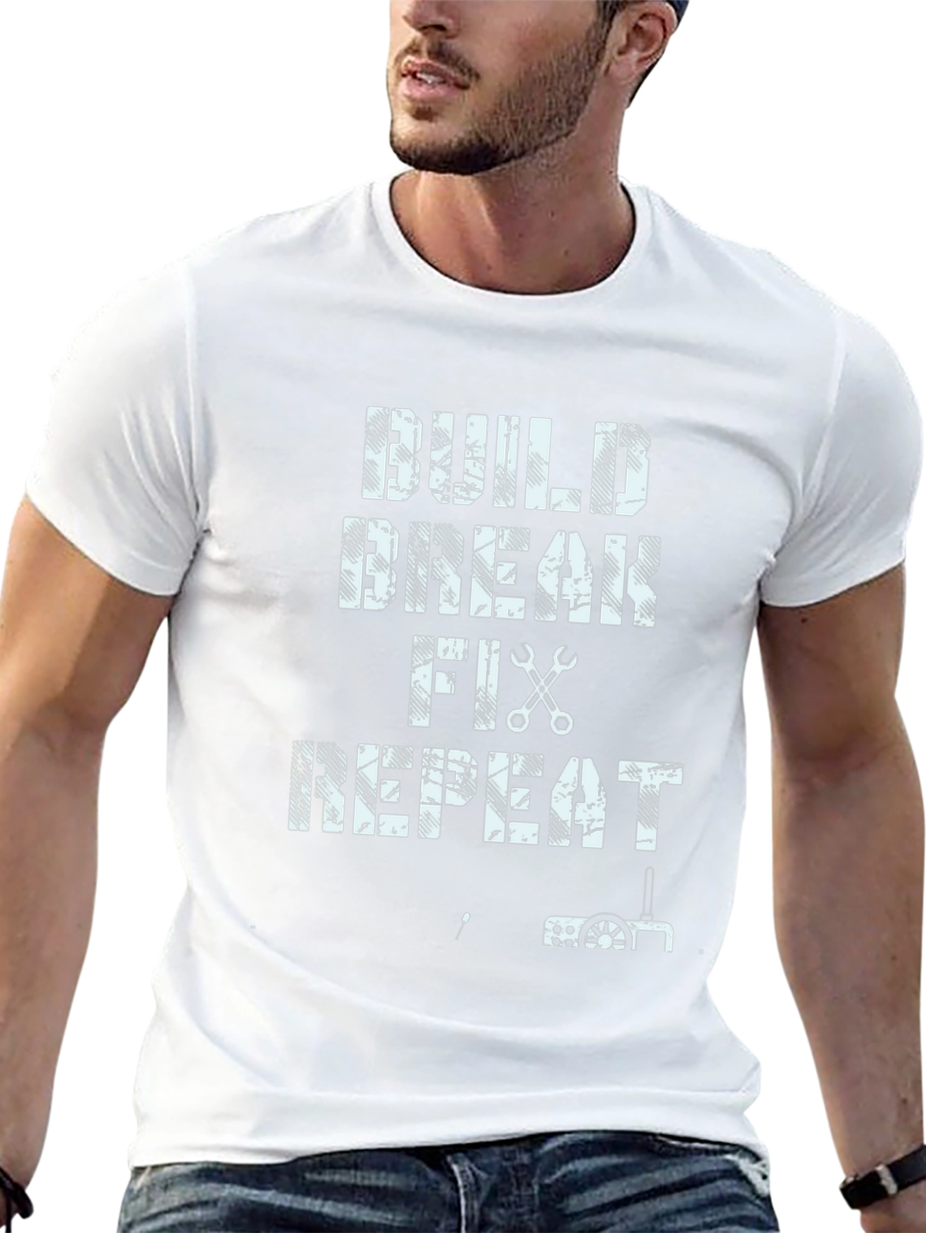 Build Break Fix Repeat Graphic Tee