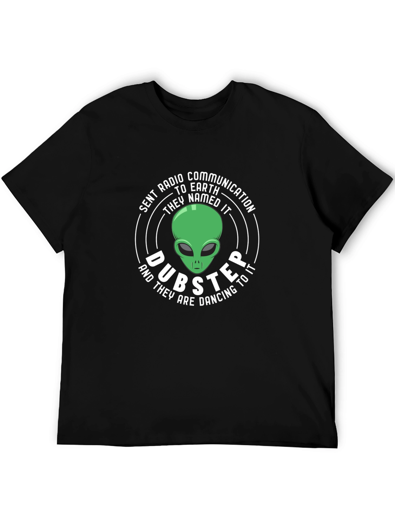 Dubster Alien Graphic Tee - Sent Radio Communication