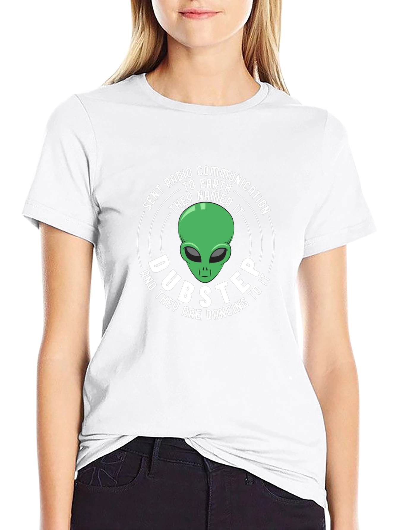 Dubster Alien Graphic Tee - Sent Radio Communication