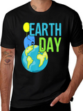 Earth Day Elephant Graphic T-Shirt