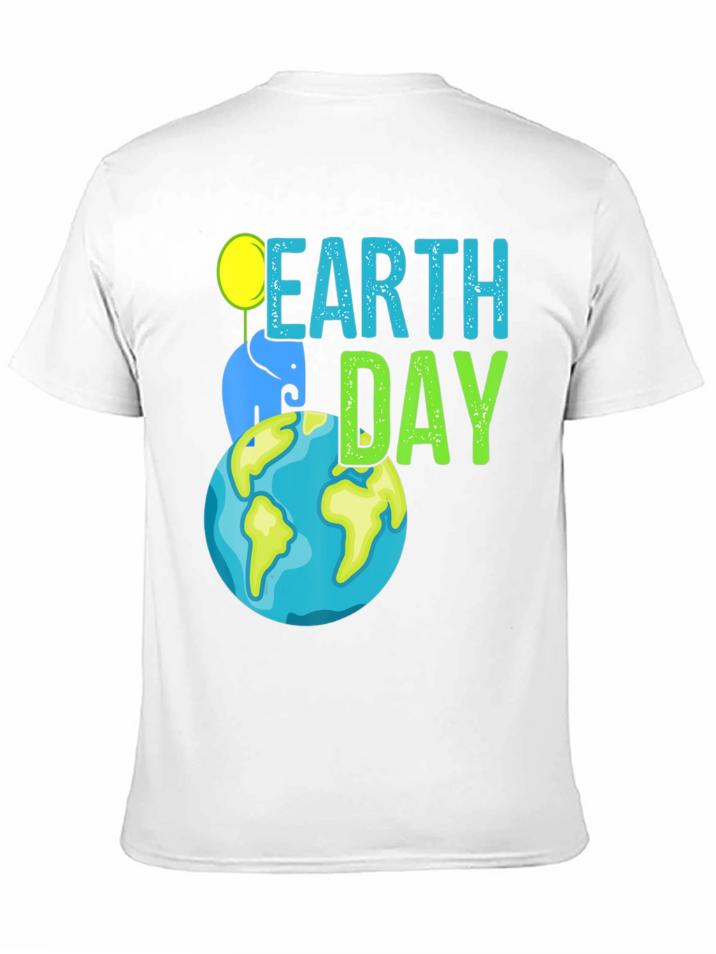 Earth Day Elephant Graphic T-Shirt
