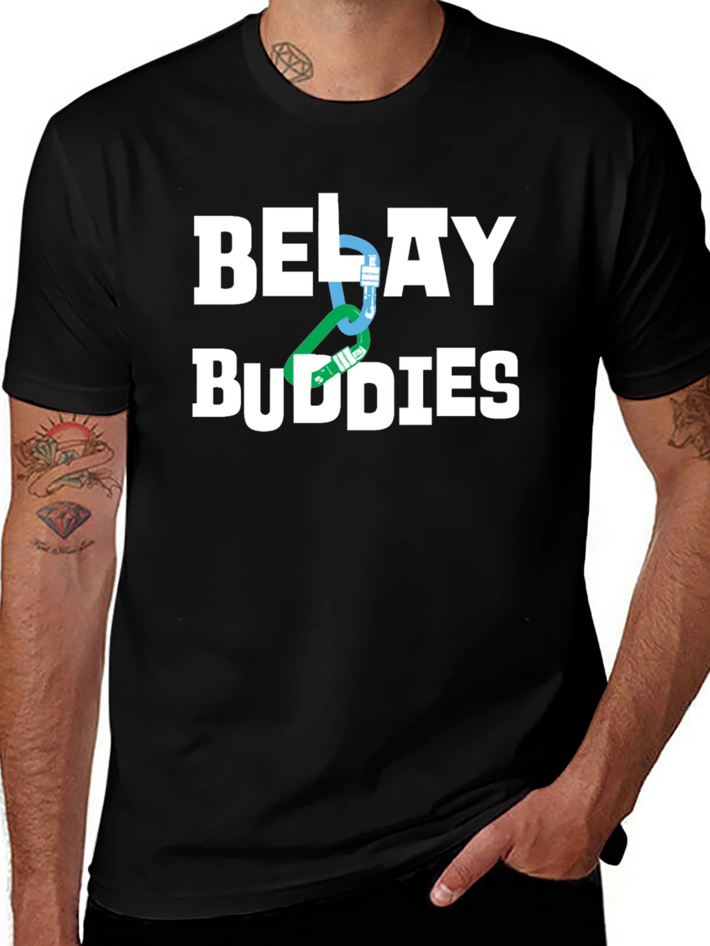 Belay Buddies Climbing T-Shirt