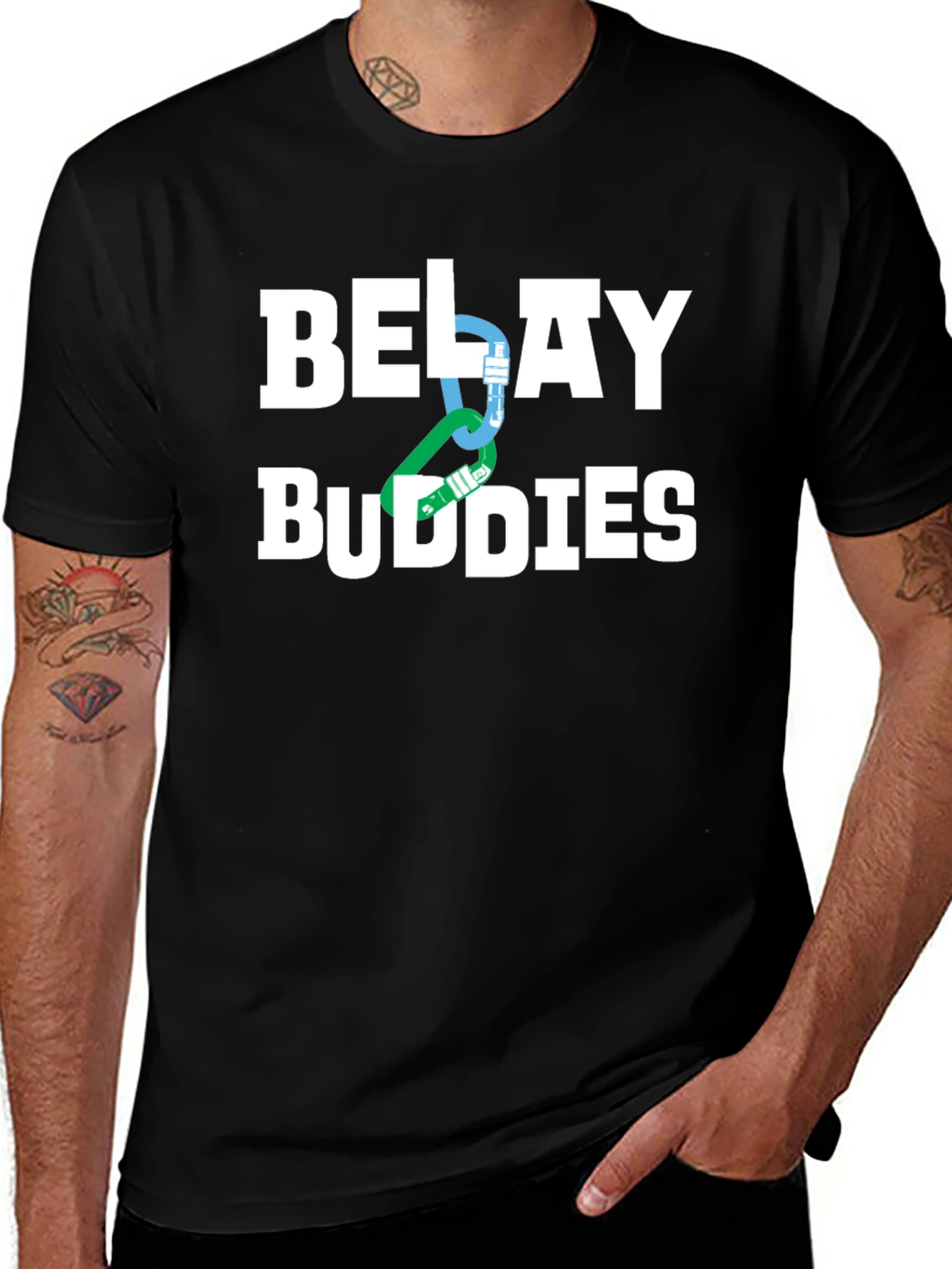 Belay Buddies Climbing T-Shirt