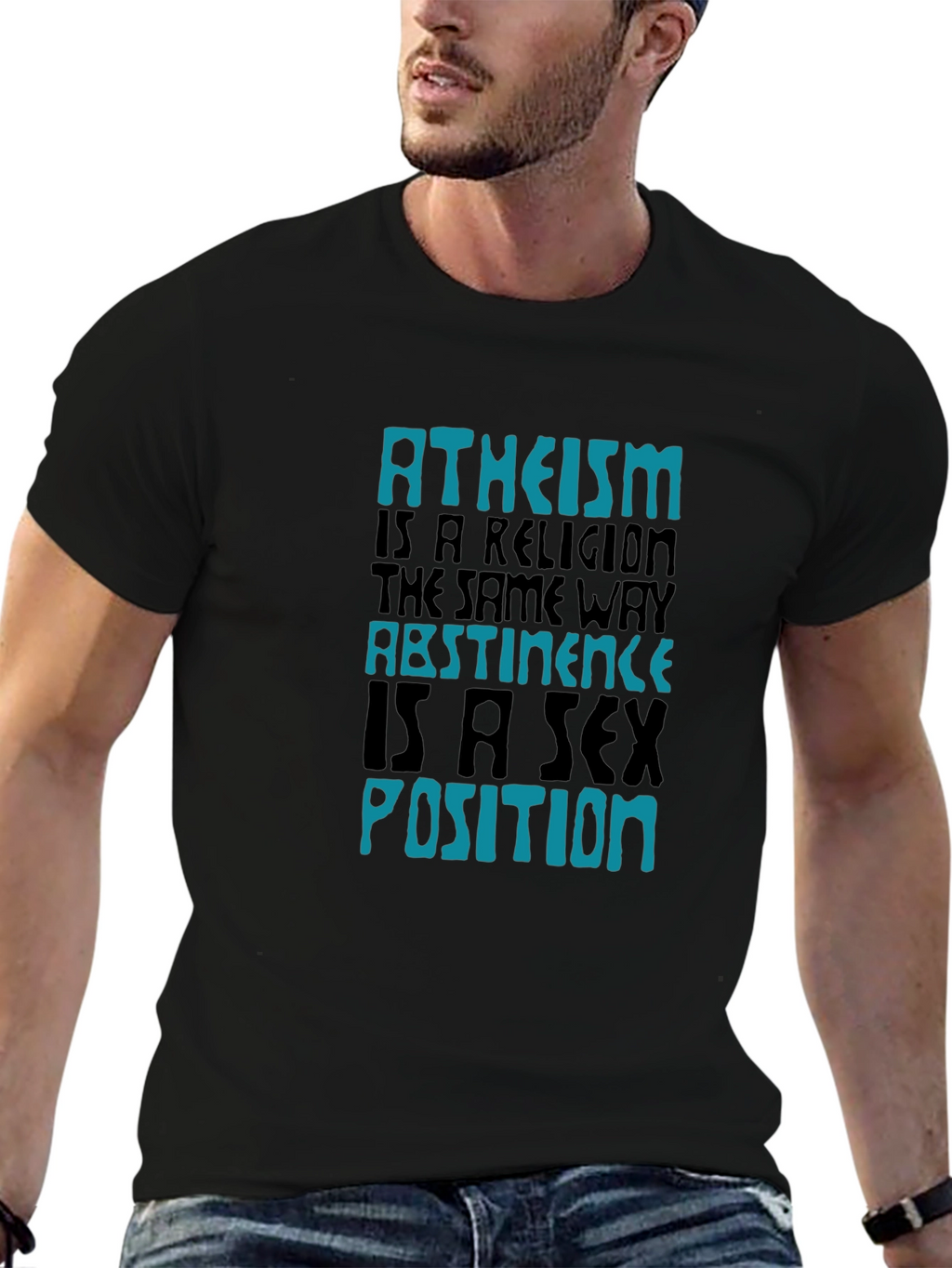 Atheism Abstinence Graphic Tee