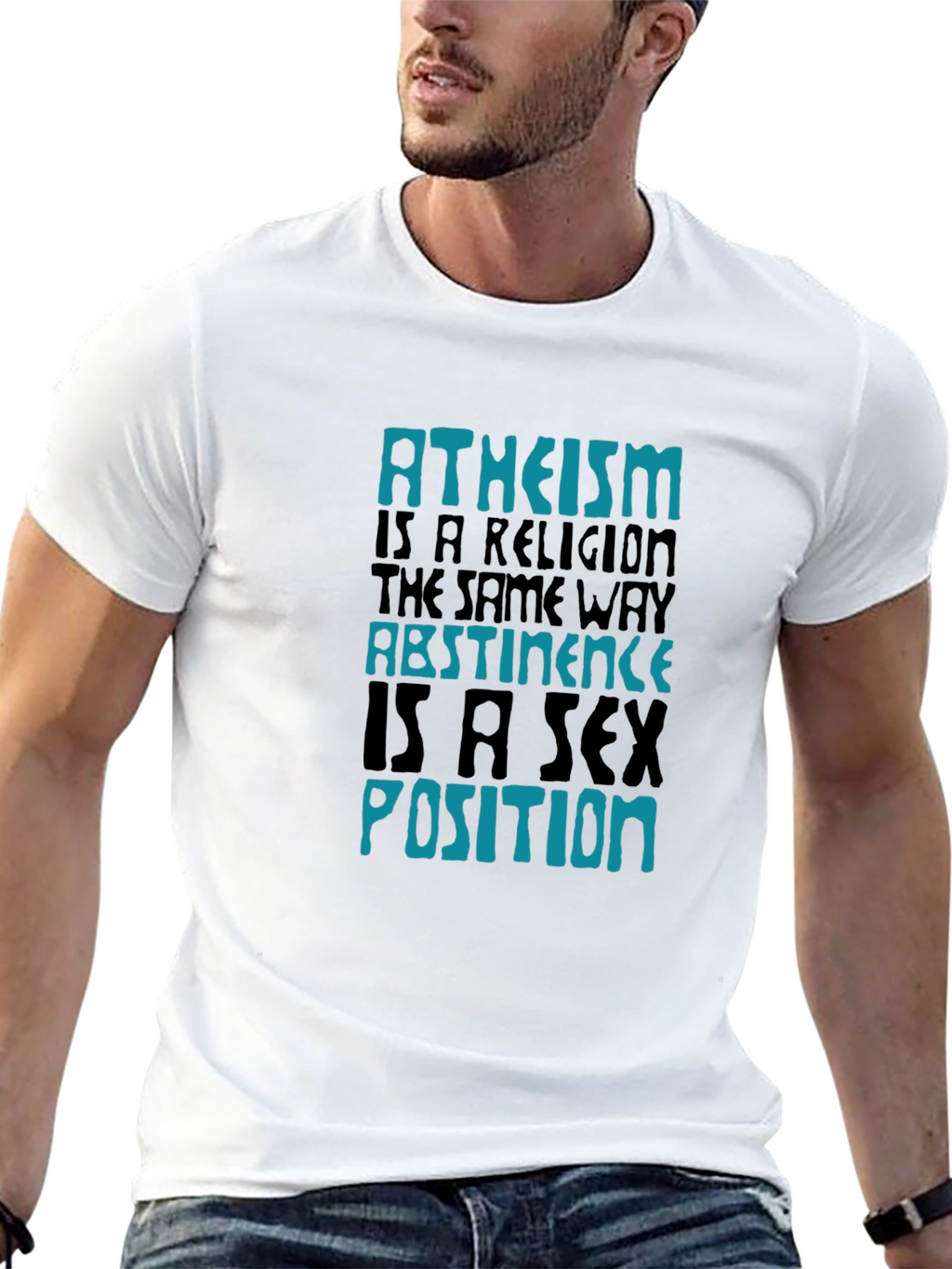 Atheism Abstinence Graphic Tee
