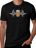 Coffee ECG T-Shirt - Black