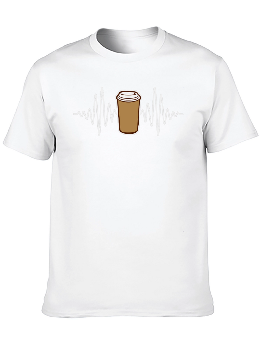 Coffee ECG T-Shirt - Black