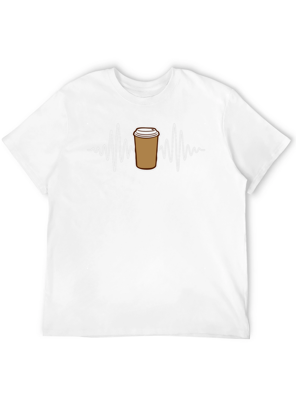 Coffee ECG T-Shirt - Black
