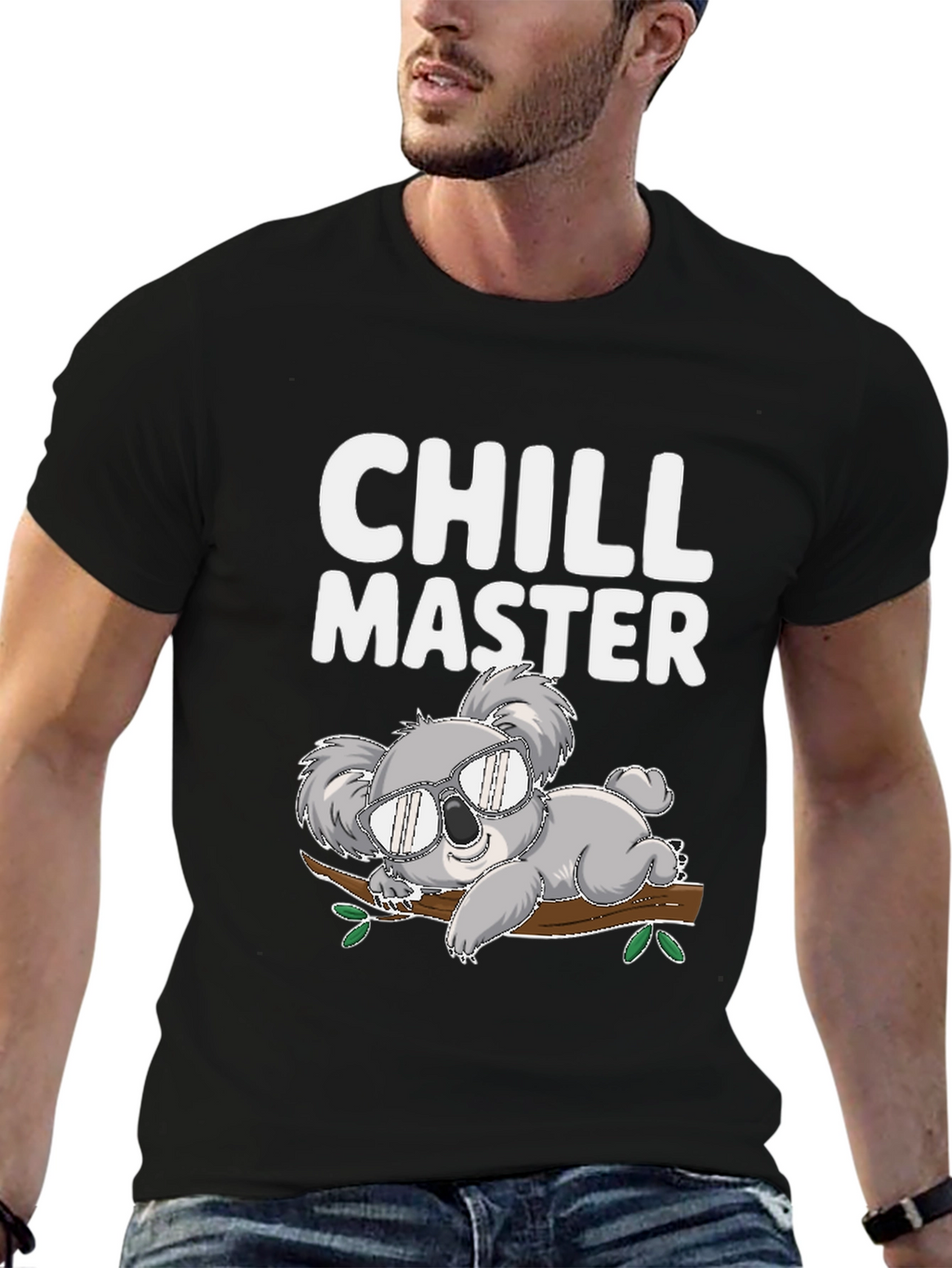 Chill Master Koala T-Shirt - Relaxed Comfort