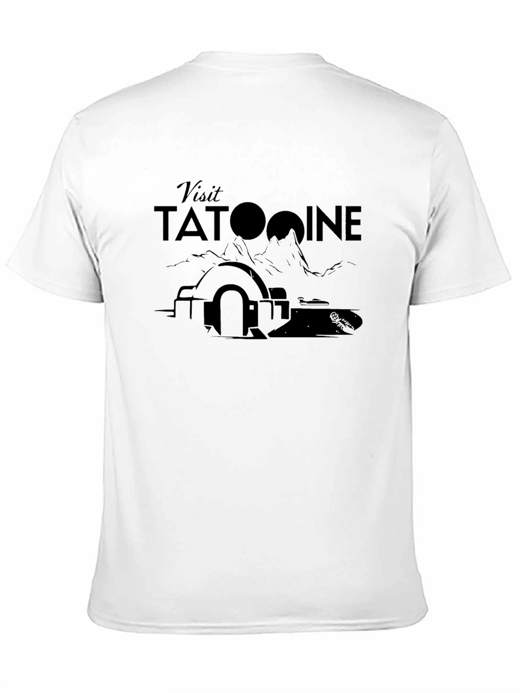 Visit Tatooine Black T-Shirt